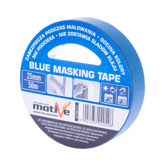 Стрічка малярна маскувальна синя Motive BLUE MASKING, 50 м