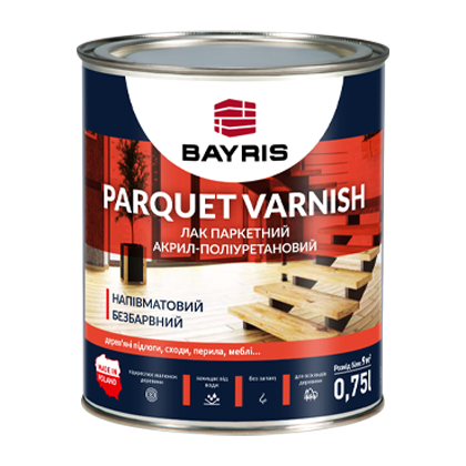Лак паркетний “PARQUET VARNISH”. Напівматовий