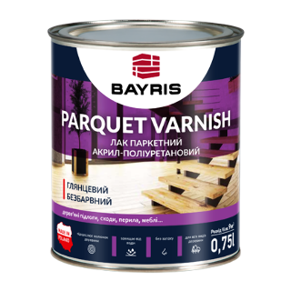 Паркетний лак  “PARQUET VARNISH”. Глянцевий Bayris