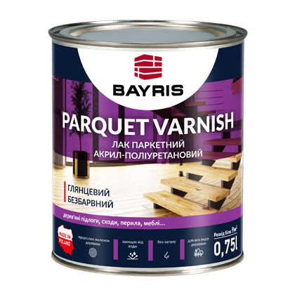 Паркетний лак  “PARQUET VARNISH”. Глянцевий