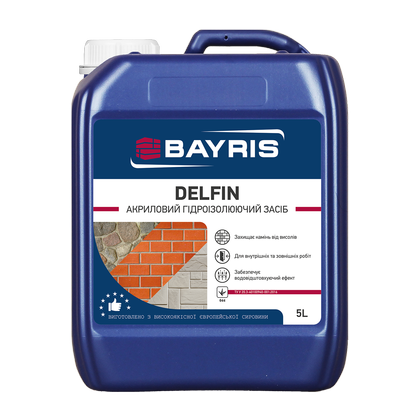 Акриловий гідроізолюючий засіб Delfin
