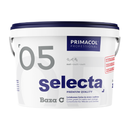 Selecta 05 S Premium. Латексна фарба (Матова, База C)