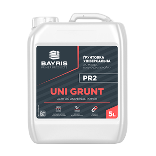 “Uni Grunt PR2” - Універсальна ґрунтовка Bayris