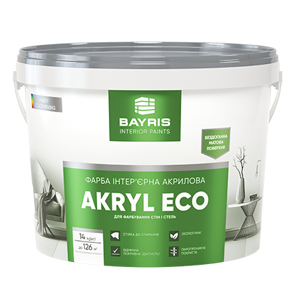 Фарба інтер’єрна Acryl Eco