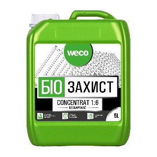Ґрунтовка “БІО ЗАХИСТ. CONCENTRAT 1:6” (БЕЗБАРВНА) Weco