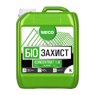 Ґрунтовка “БІО ЗАХИСТ. CONCENTRAT 1:6” (ЗЕЛЕНА) Weco