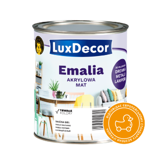 Емаль акрилова ЛюксДекор - Солом'яний капелюшок 0,75 л (матова) LuxDecor