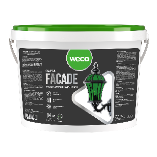 Фасадна фарба “FACADE” (Силікон-модифікована) Weco