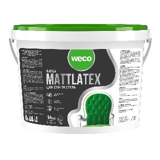 Інтер’єрна фарба “MATTLATEX” Weco
