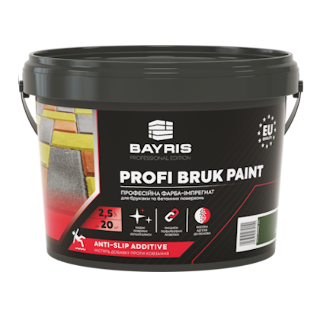 Фарба-імпрегнат для бруківки та бетонних поверхонь "Profi Bruk Paint" Байріс